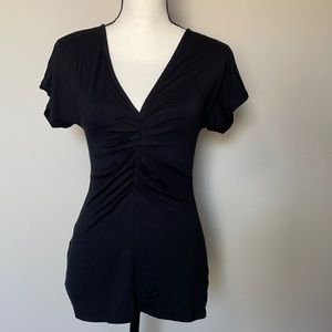 EXPRESS LOW CUT V NECK TOP